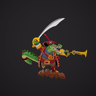 Swashbuckling Alligator
