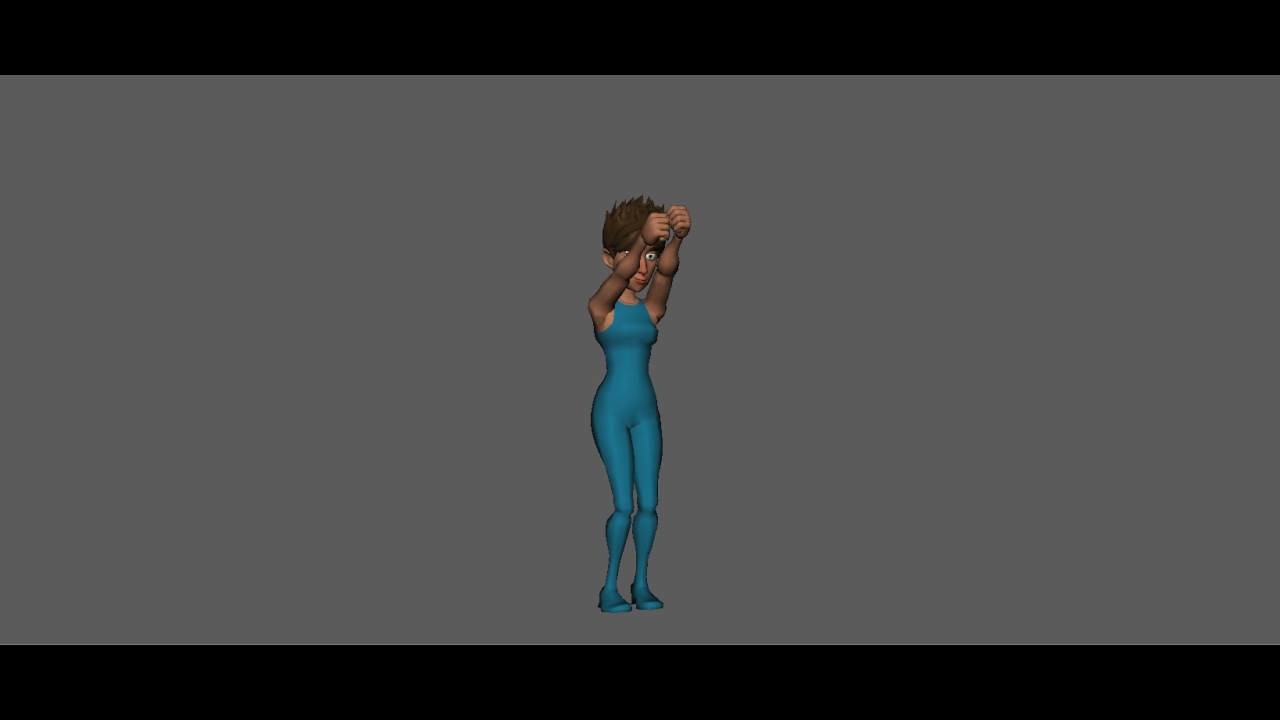 ArtStation - Jump girl Animation
