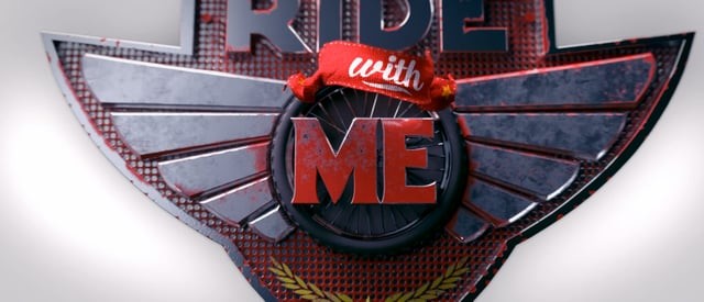 ArtStation - Logo Ride with me