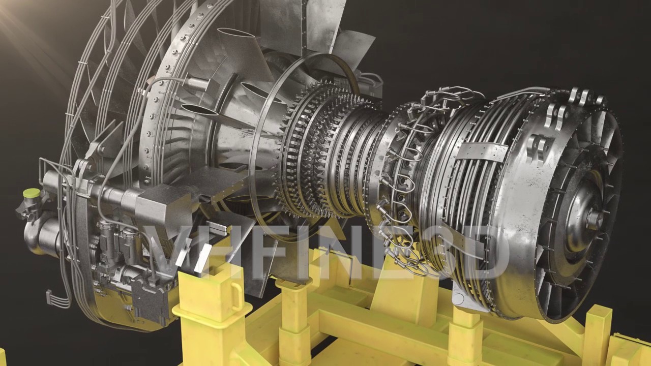 ArtStation - CFM56 7B ENGINE 3d model vhfine3d