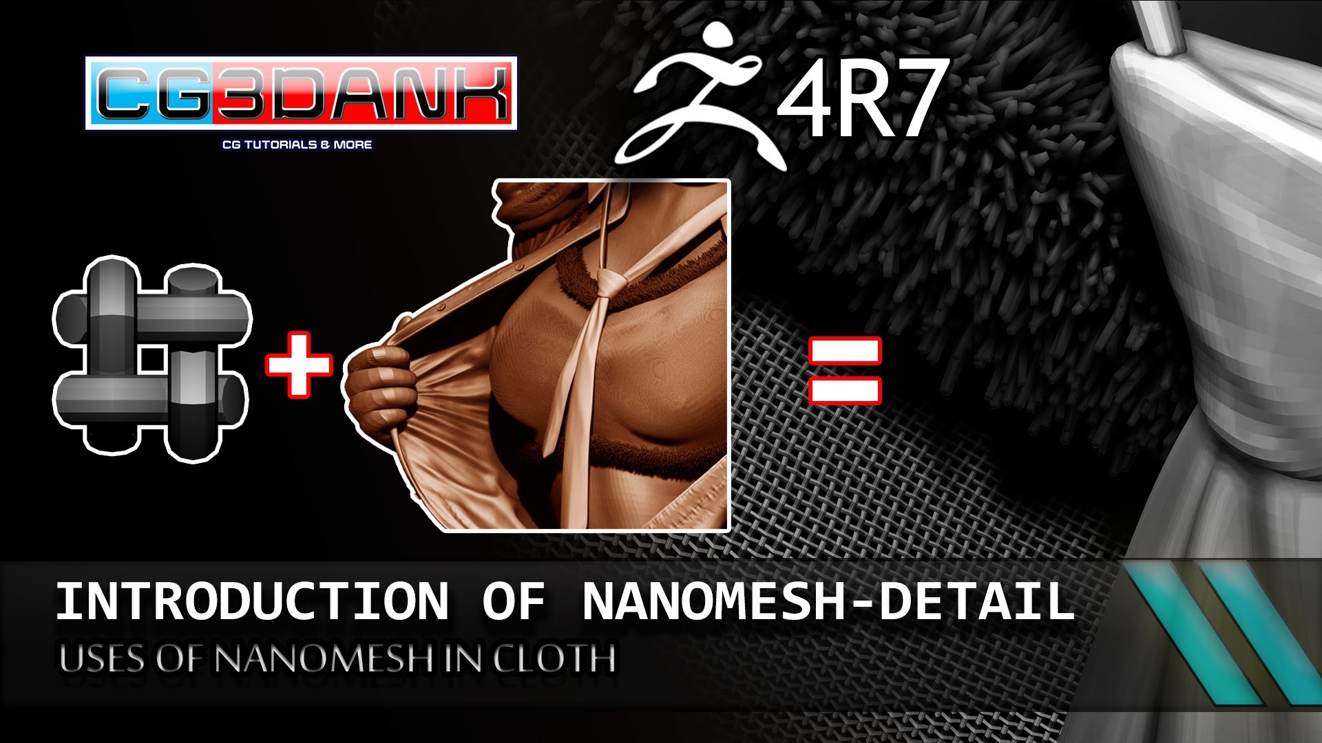 ArtStation ZBRUSH 4R7_ NANOMESH FOR CLOTH TUTORIAL(DETAIL)