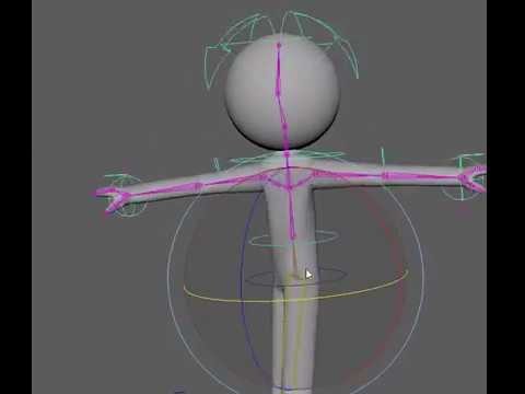 ArtStation - My first character rig in maya