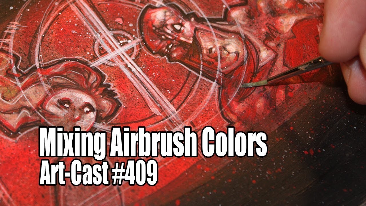 ArtStation Artcast 409 Mixing Airbrush Colors
