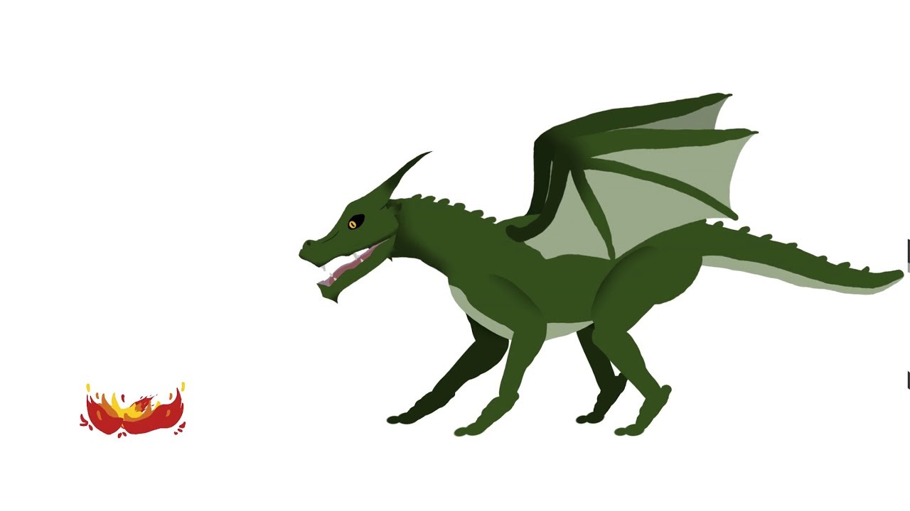 Lara Paul Simple 2d Dragon Animation