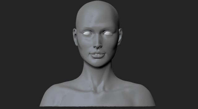 Artstation - Female Bust Wip