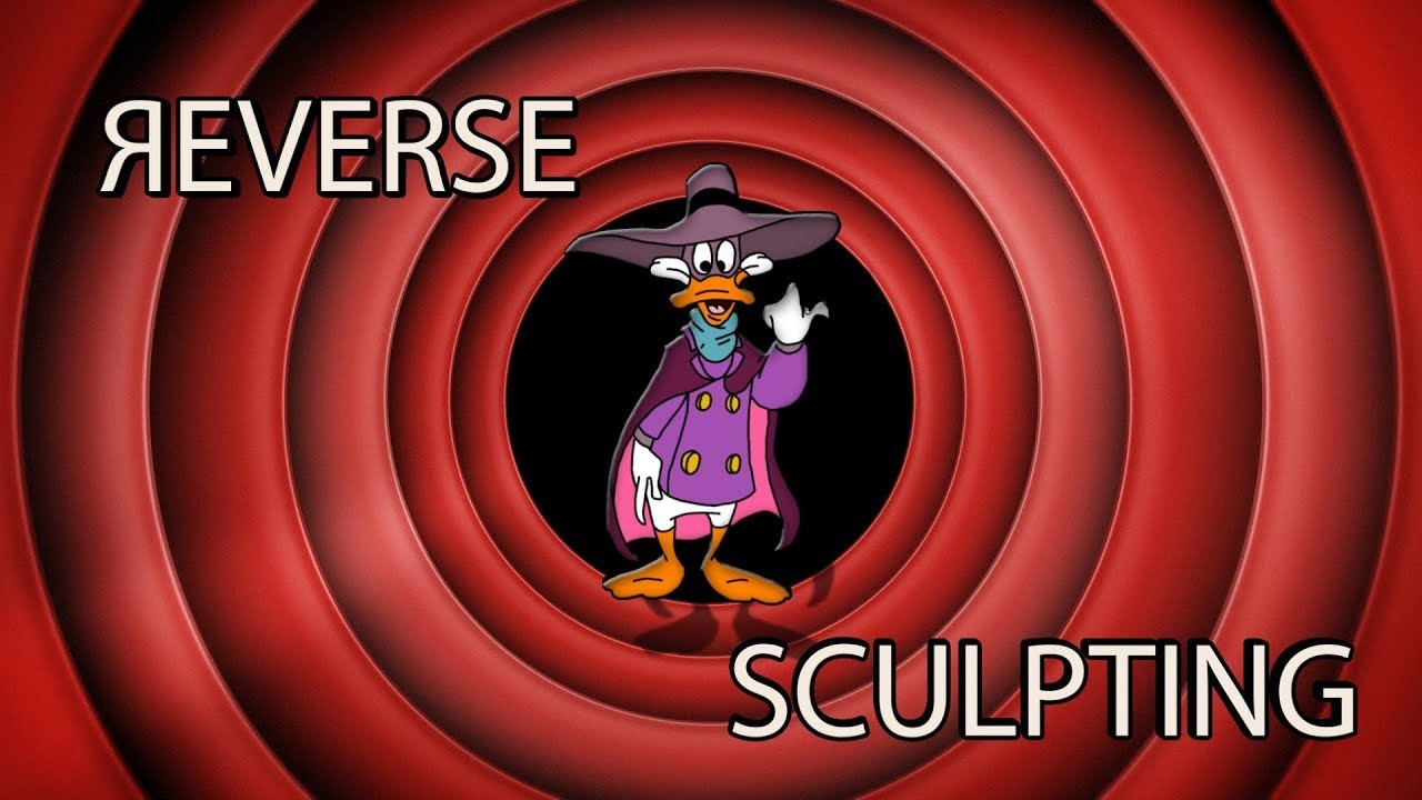 ArtStation Darkwing Duck sculpture