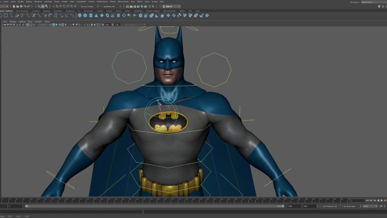 ArtStation - Batman Rig - Student Project