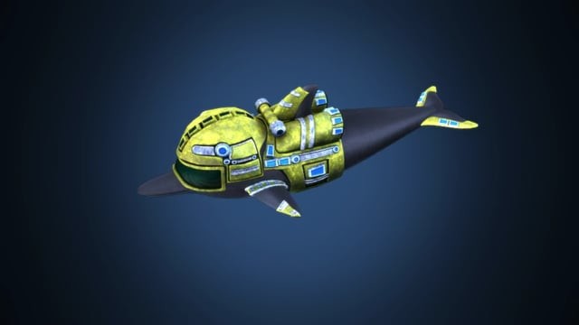 ArtStation - Dolphin in Diving Suit