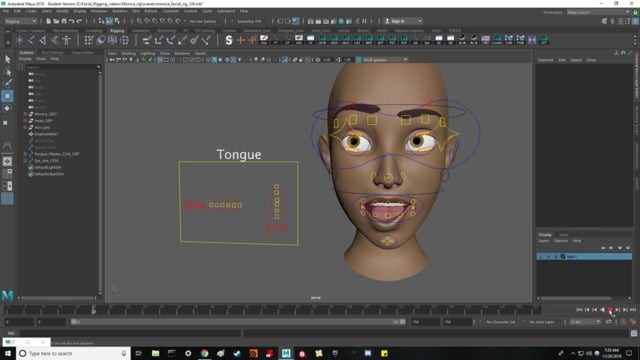 ArtStation - Monica Facial Rig