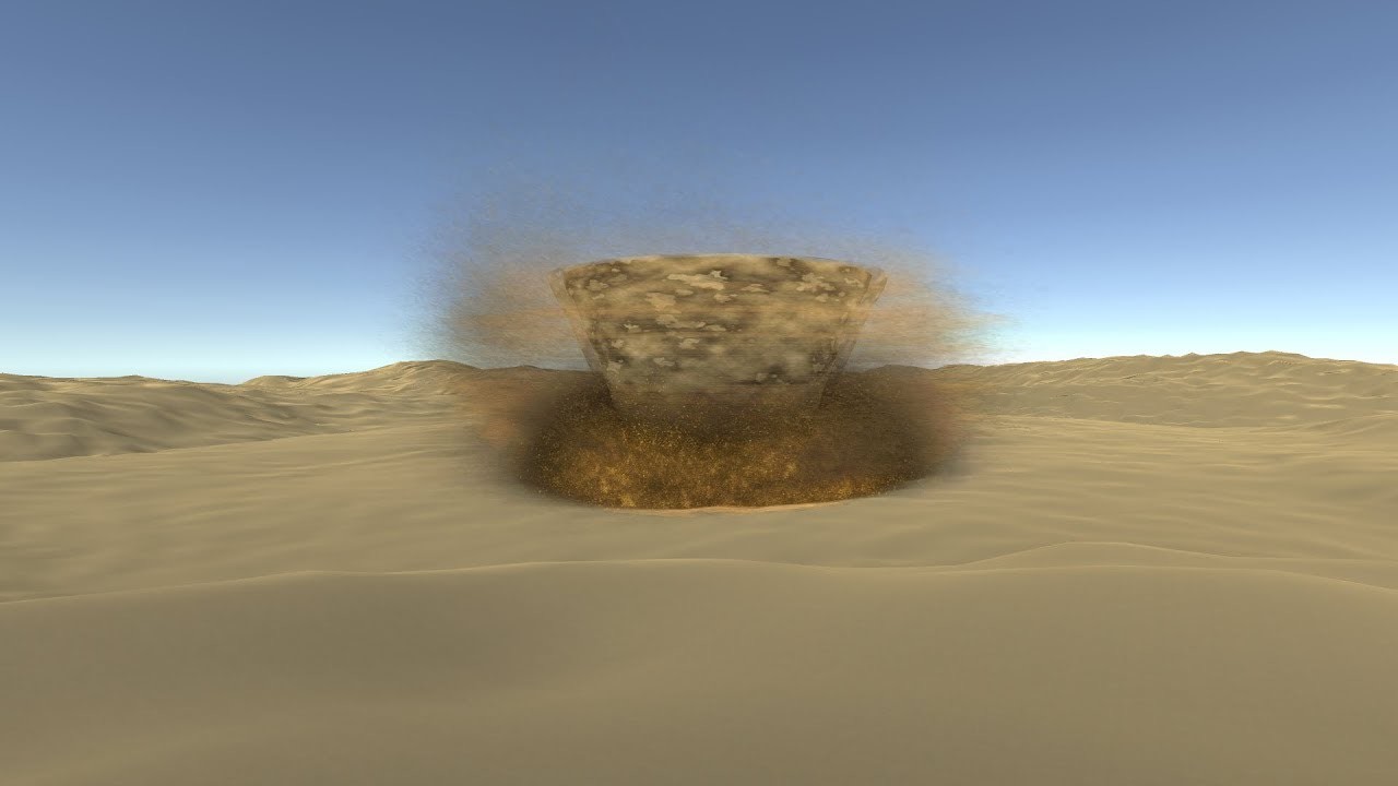 Tornado Sandstorm Effect
