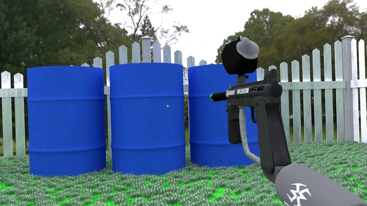 ArtStation Paintball Simulation