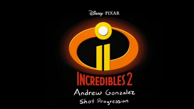 ArtStation - Incredibles 2 - Shot Progression