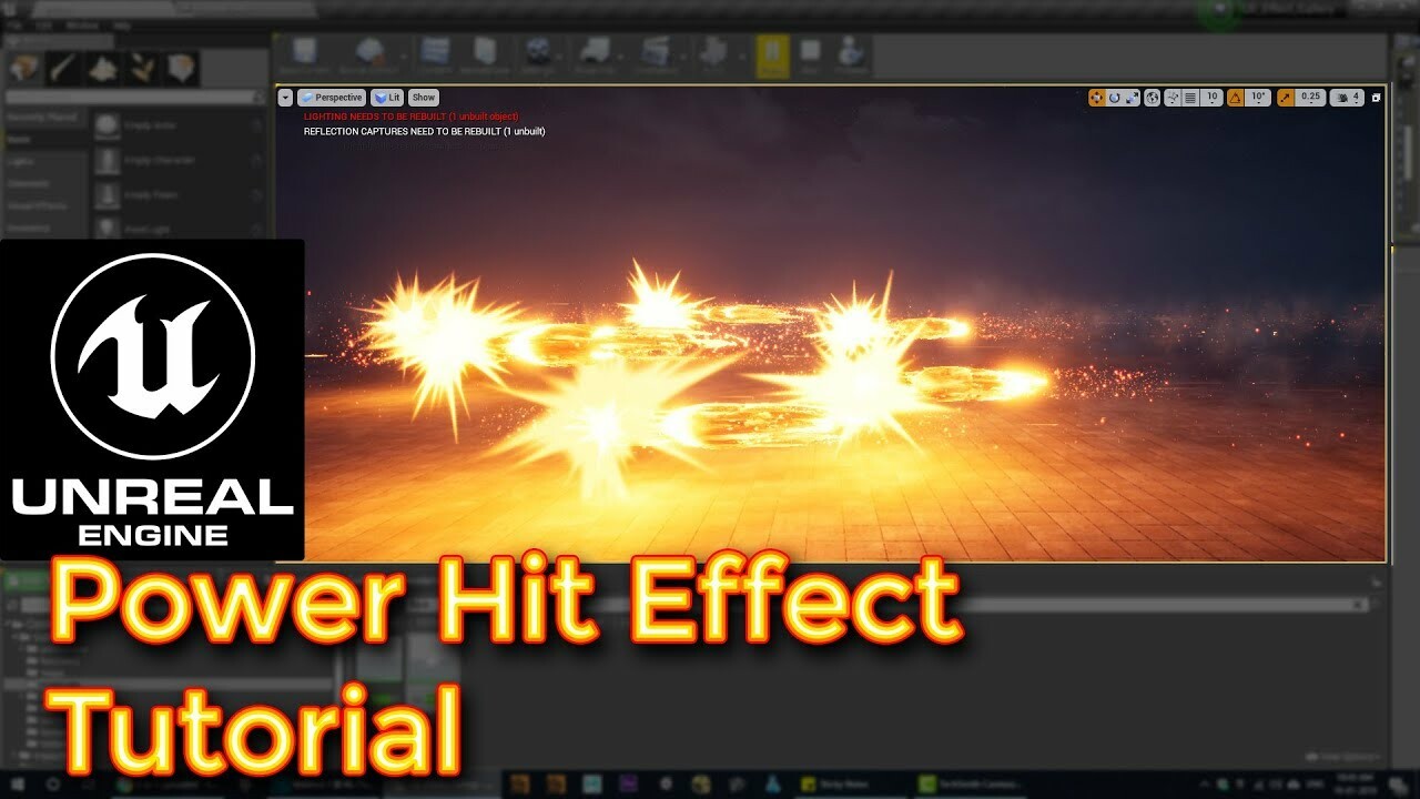 Artstation - Unreal Engine Power Hit Effect Tutorials