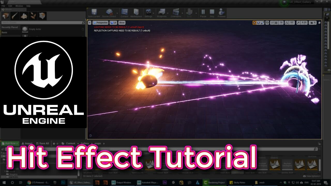 ArtStation - Unreal Engine Hit Effect Tutorial