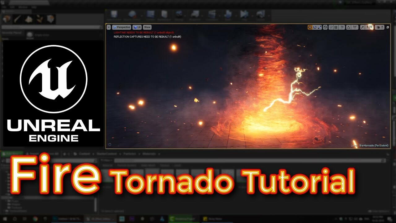 ArtStation - Unreal Engine Fire Tornado Tutorial