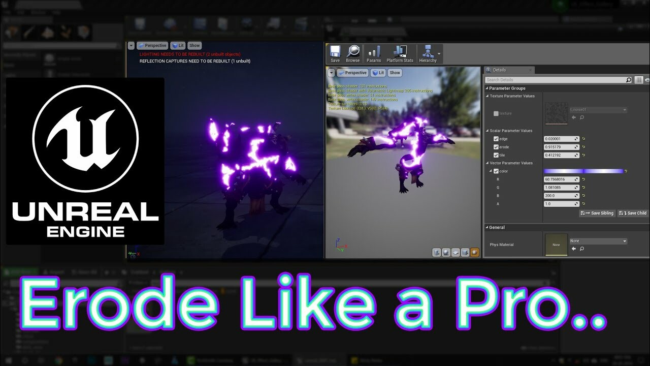 Artstation - Erode Like A Pro Unreal Engine Material Tutorial