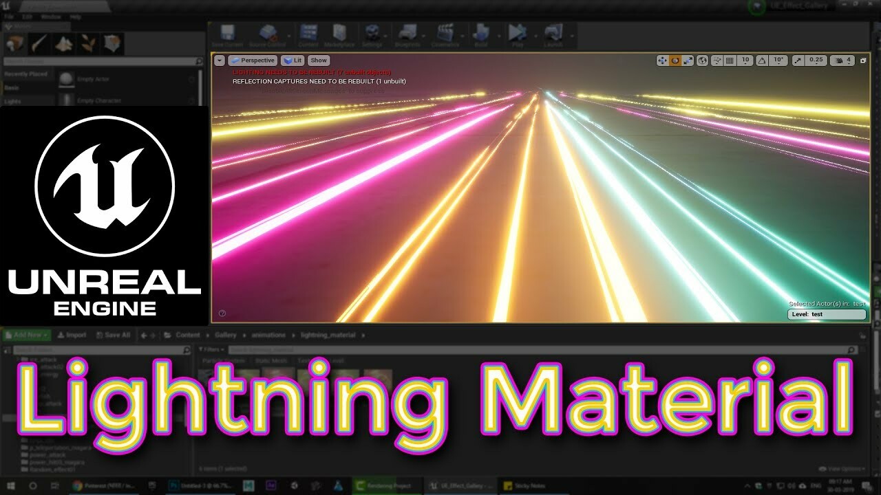 ArtStation - Unreal Engine Lightning Material Tutorial