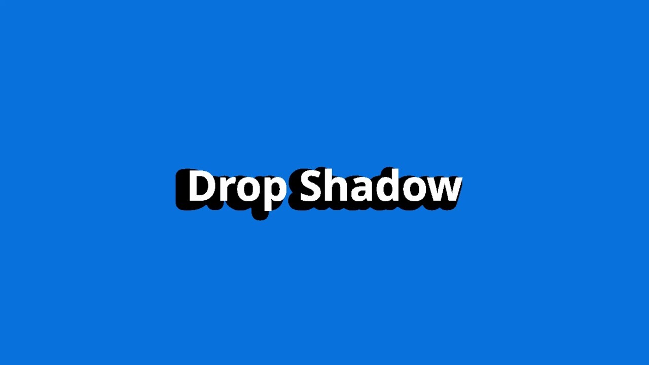 ArtStation - drop shadow Effect