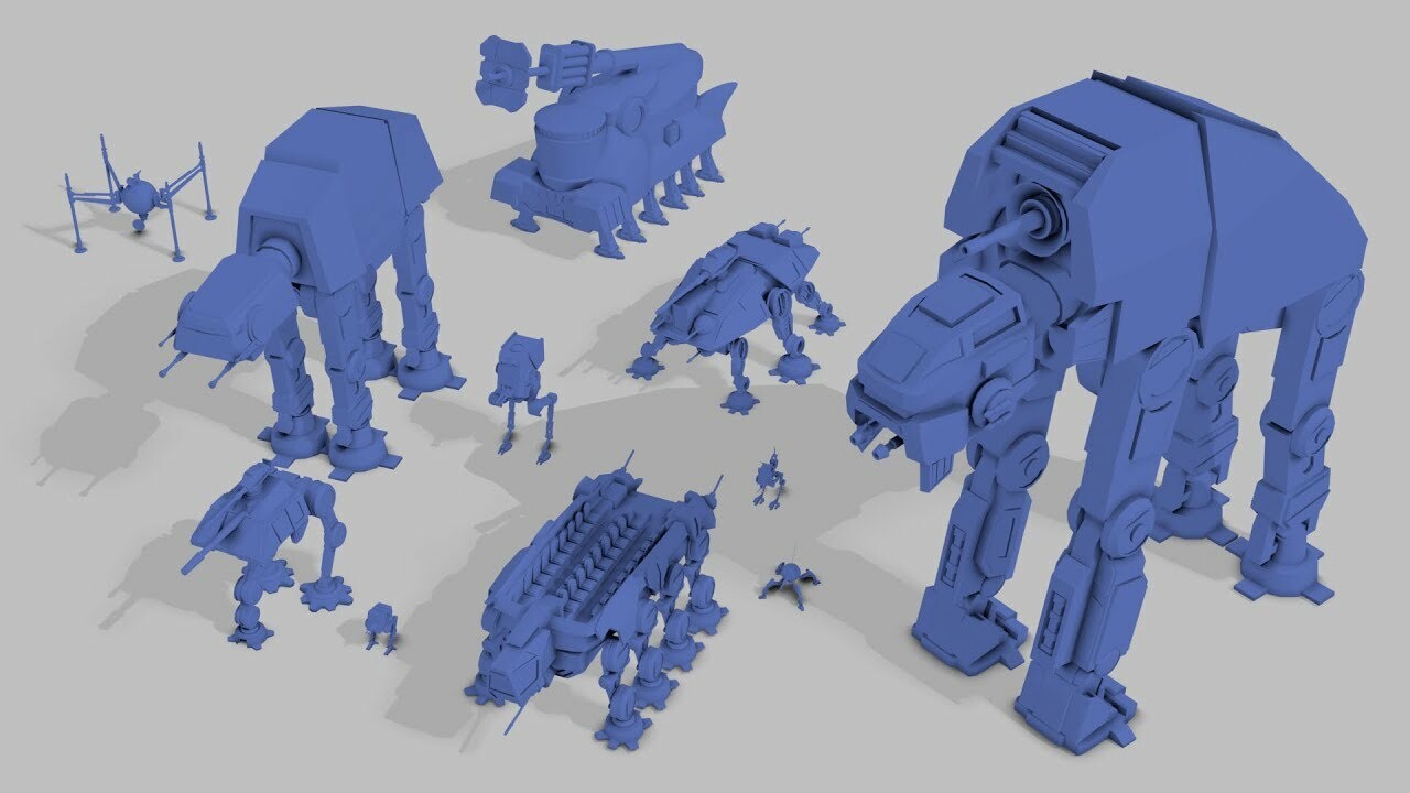 ArtStation Star Wars Walkers