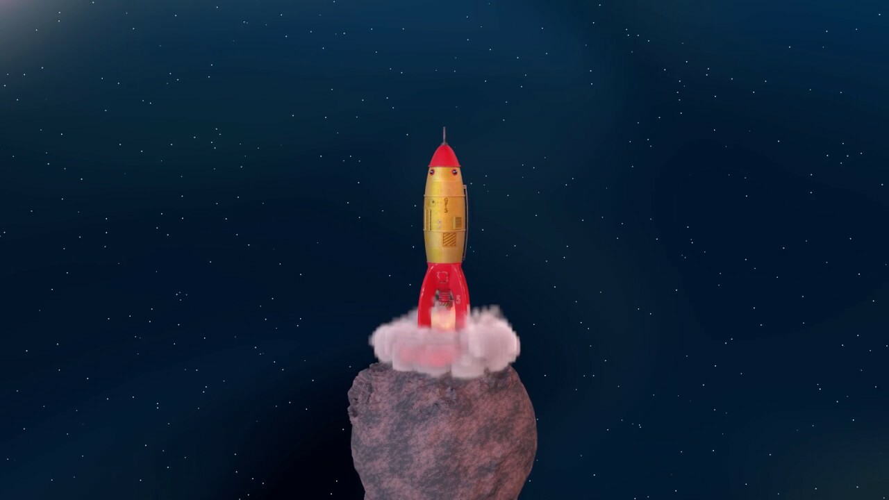 ArtStation - Rocket Launch Animation