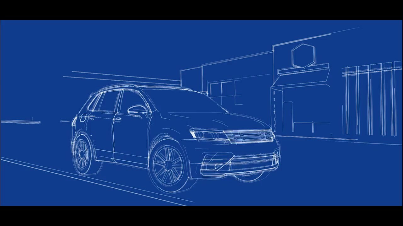 VW Tiguan Announcement Animation