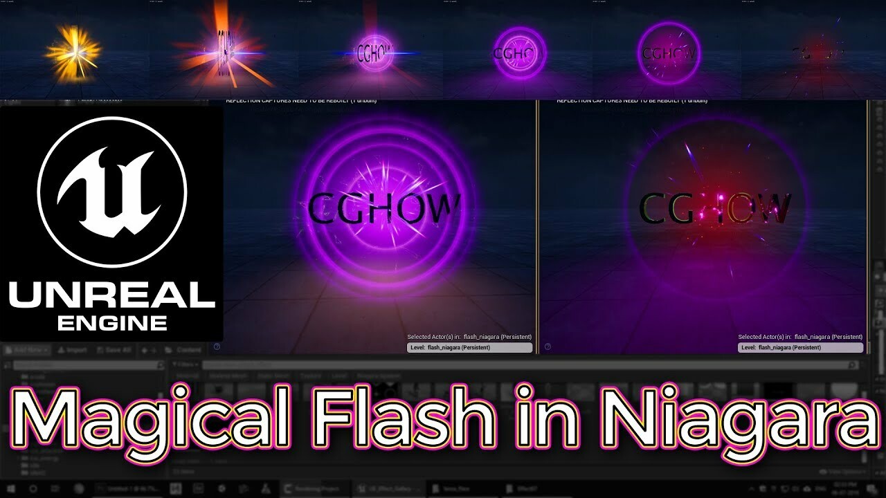 ArtStation - Unreal Engine Magical Flash in Niagara Tutorial