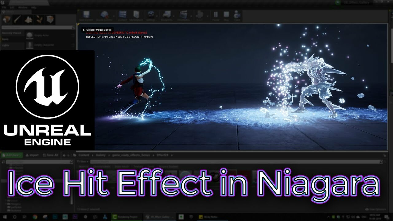 ArtStation - Ice Hit Effect | Unreal Engine Niagara Tutorial