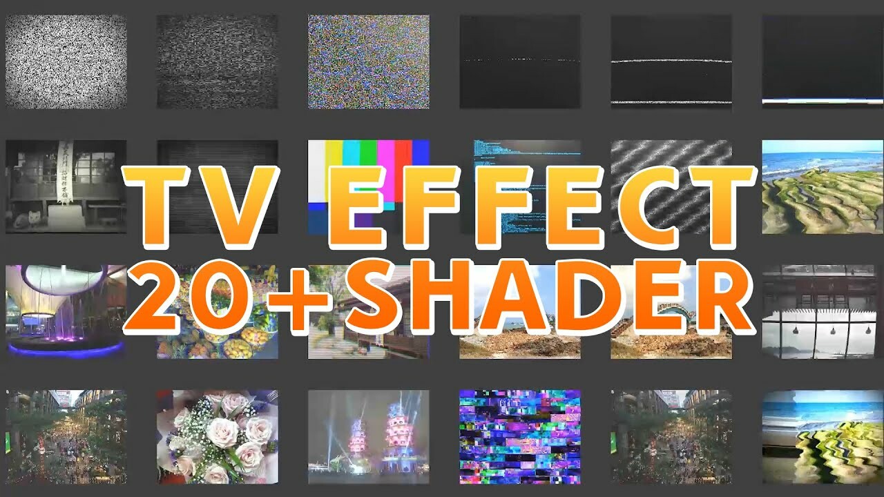 ArtStation - TV effect shader pack
