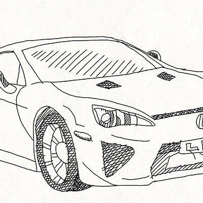 Cùng tô màu Vẽ ô tô anime với nhiều kiểu dáng mới lạ