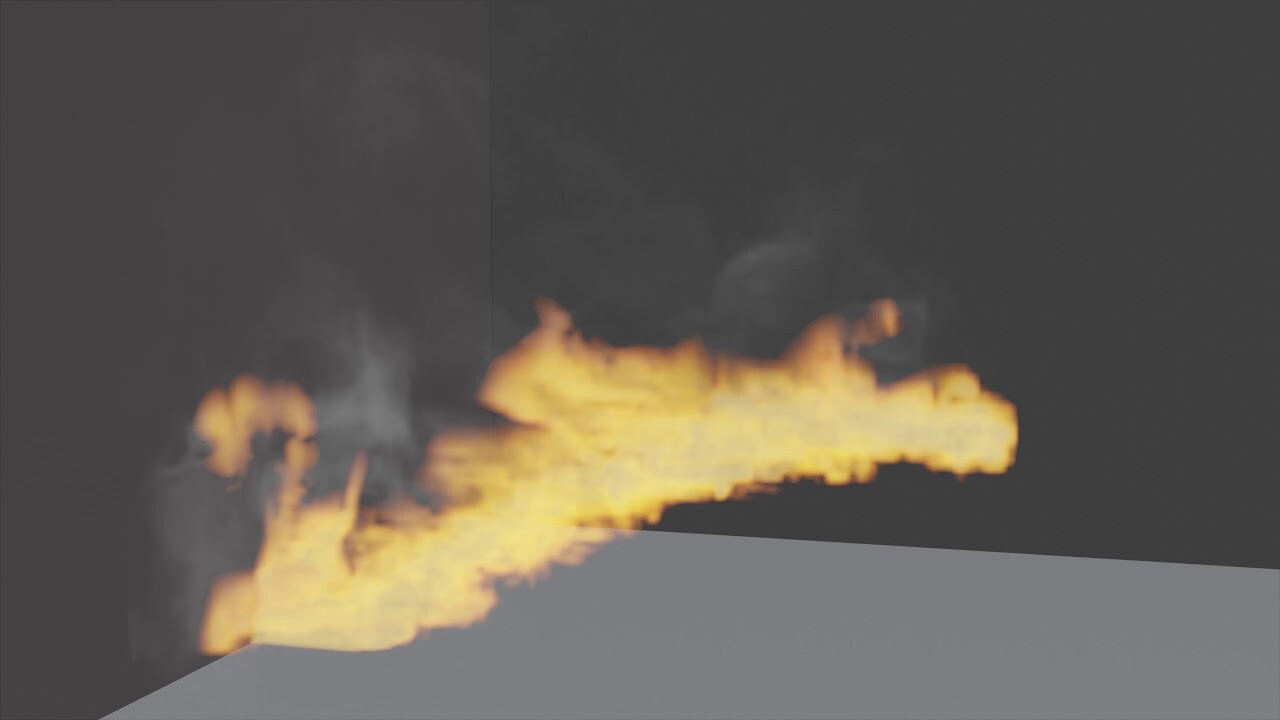 ArtStation Blender Fire Simulation