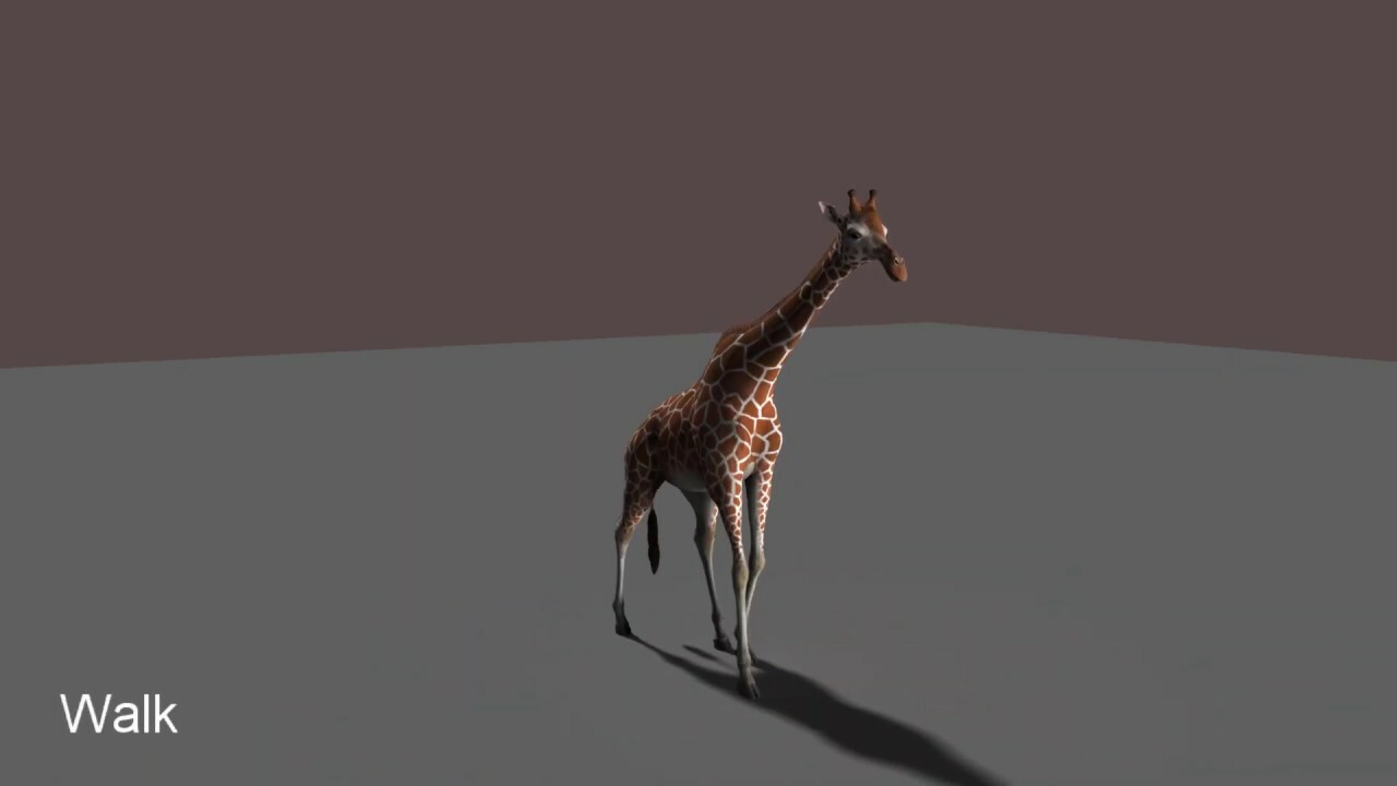 ArtStation - Giraffe Animation Set