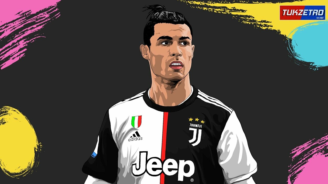 ArtStation - How To Draw Cristiano Ronaldo Cartoon Speed Art / Adobe  Illustrator