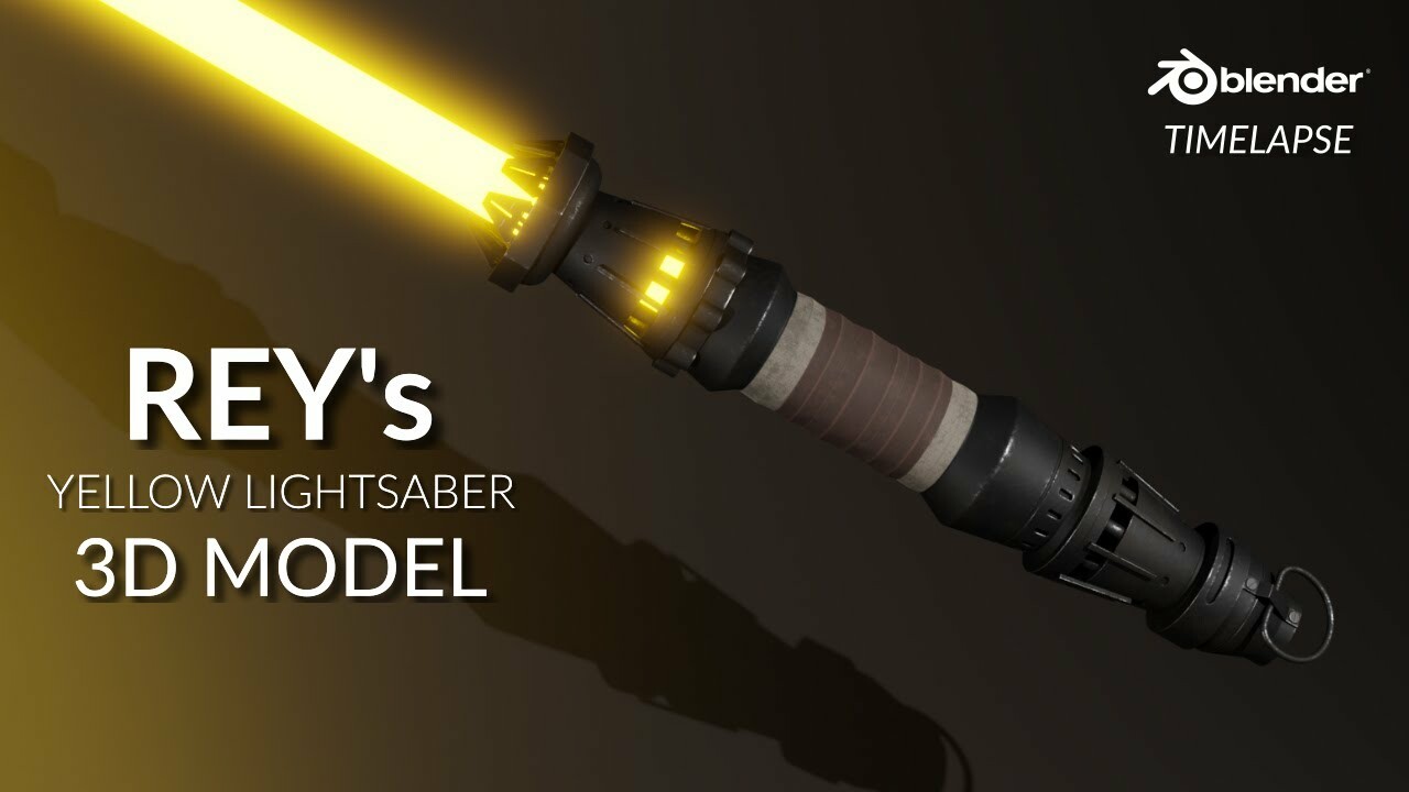 rey's yellow lightsaber for sale