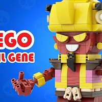 Artstation Lego Brawl Stars Frank Dj Frank Skin Lego Moc Bmd Moc - brawl stars frank skin dj