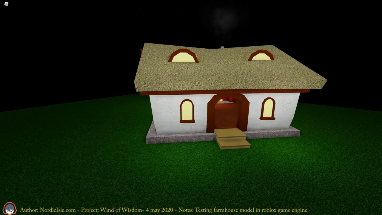 Artstation Farmhouse Nordic Isle Interactive - how to add grass in roblox studio 2020