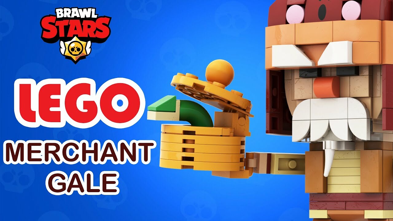 Artstation Brawl Stars Merchant Gale Lego Moc Tara S Bazaar Skin Bmd Moc - brawl stars gael skin