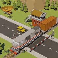 Artstation 新幹線と踏切のこどもアニメ Shinkansen E4 Japan Train Crossing Animation Train Cartoon For Kids Polytako Polytako Studios