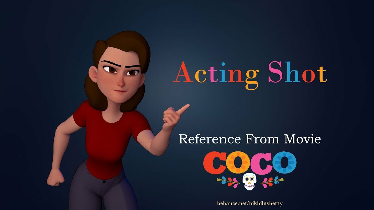 ArtStation Acting Animation Shot Reference from movie COCO