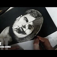 Artstation How To Draw Addison Rae Tik Tok Star Realistic Pencil And Charcoal Portrait By Sascha Schurz Sascha Schurz