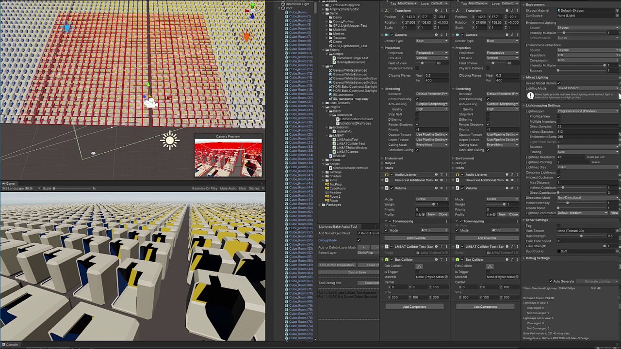 ArtStation Lightmap baking preview speedup tool for unity.