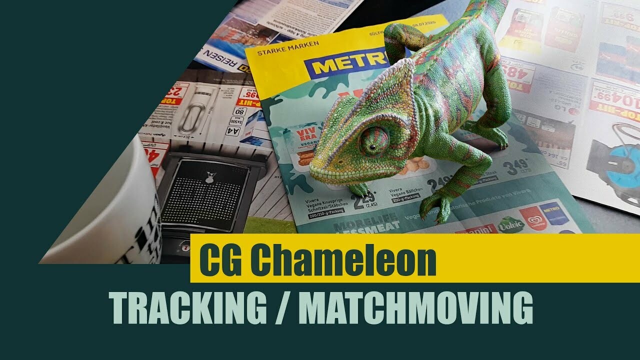 ArtStation - CG Chameleon TRACKING / MATCHMOVING / VFX (3D Animation)