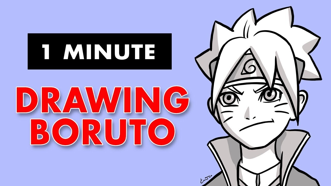 How To Draw Naruto & Boruto Rasengan, Step By Step