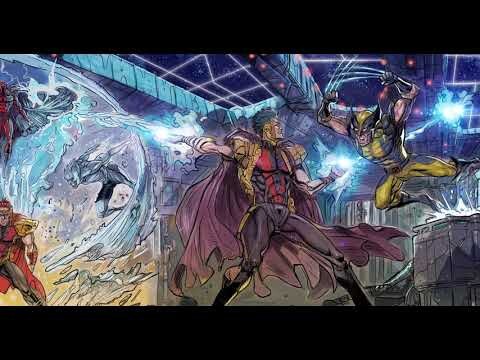 X-Men - Mutant Insurrection: Magneto Showdown (4 panels tracking shot)