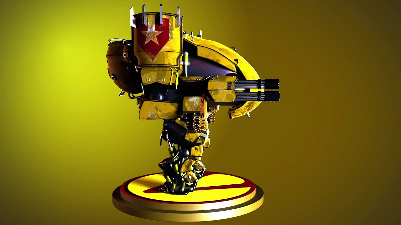 ArtStation "Iron Bear" Mech , Borderlands 3