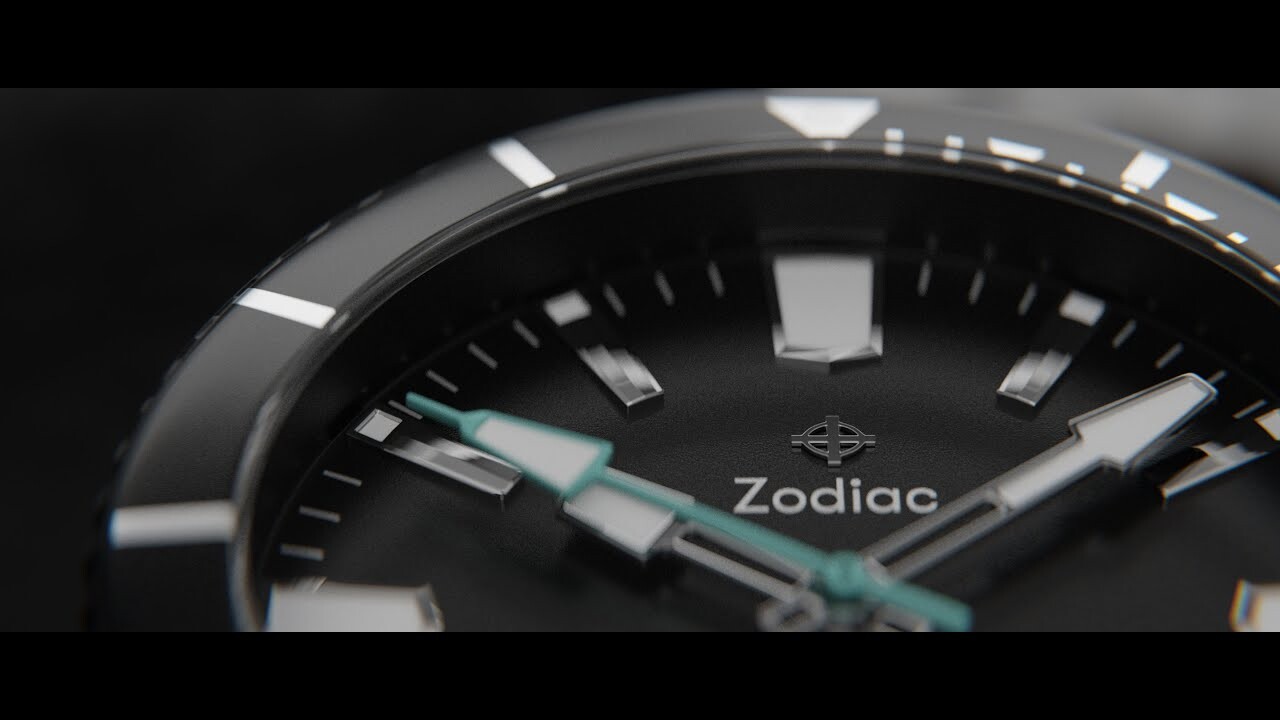 ArtStation Zodiac Sea Wolf "Blackout" Dive Watch