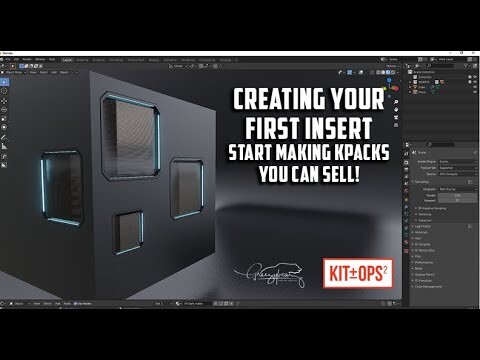 ArtStation - Creating INSERTS for KIT OPS PRO in order to help you ...