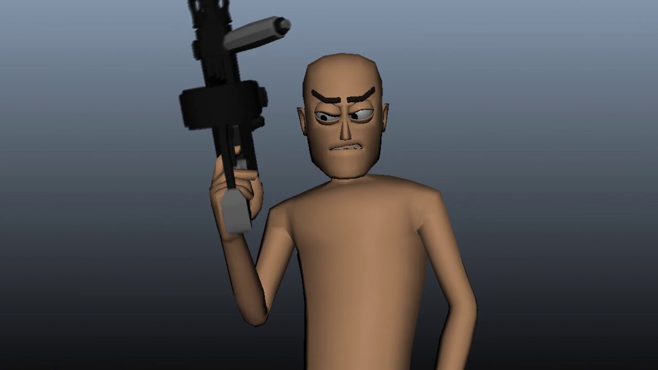 ArtStation Duke Nukem quote animation