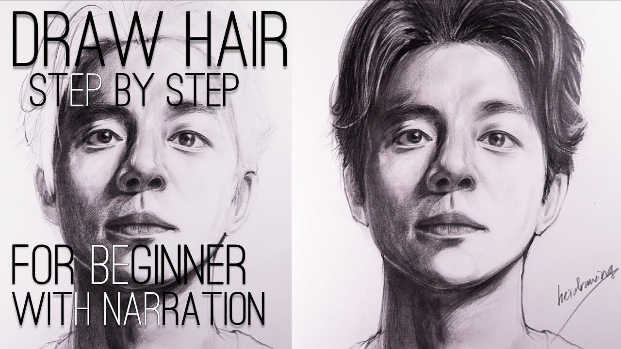 ArtStation Gong Yoo pencil drawing
