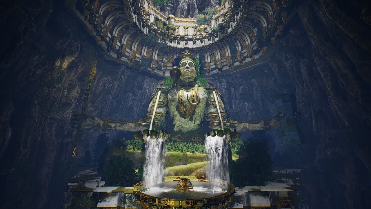 ArtStation - Shiva Cave : Game Environment Portfolio (Level)