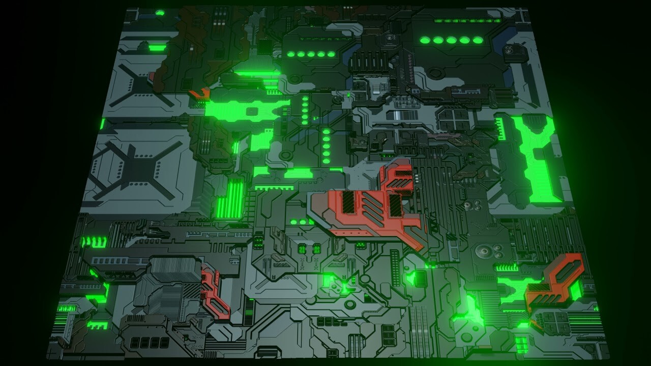 ArtStation Tech Landscapes (JS Placement)